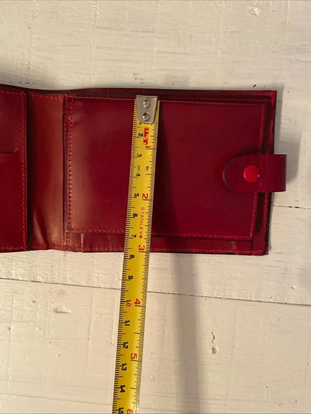 Rolex VTG  Geneva Red Oxblood Leather Wallet Men’s Bifold